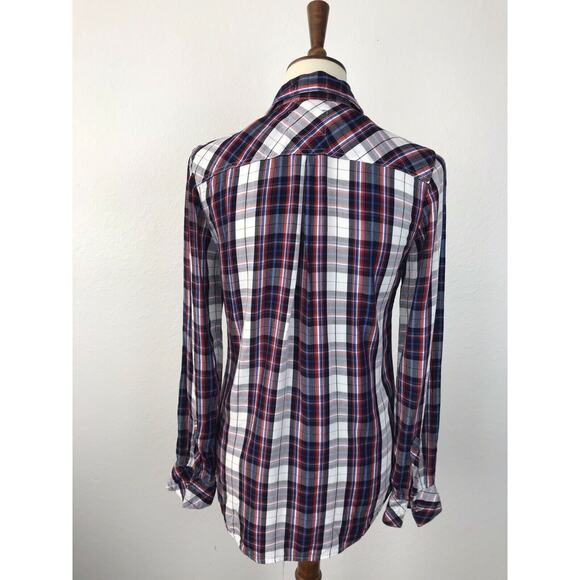 Rails Multicolor Plaid Button Down Top - Picture 4 of 12